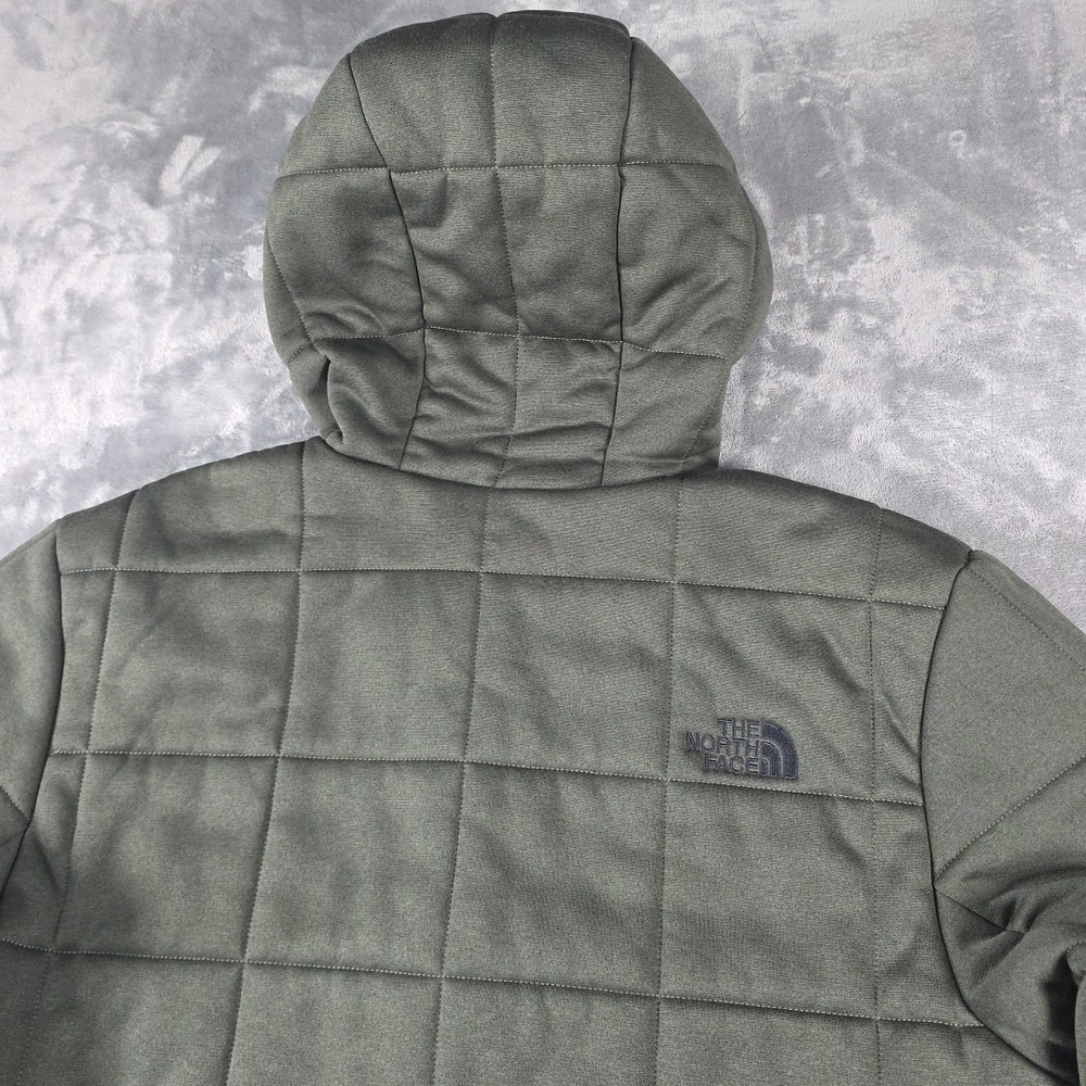 North Face Reversible Jacket Camo Army Green Men's Size US L - Picture 8 of 11